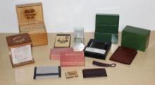 Collection of New Wallets, Business Card Case, and More