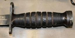 Camillus M4 WWII Bayonet in Scabbard