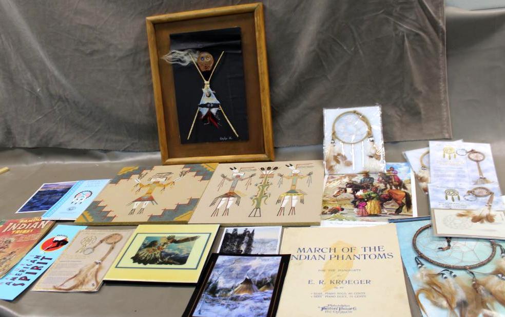 Indigenous-Made Mixed Media Artwork, Sand Paintings, and More