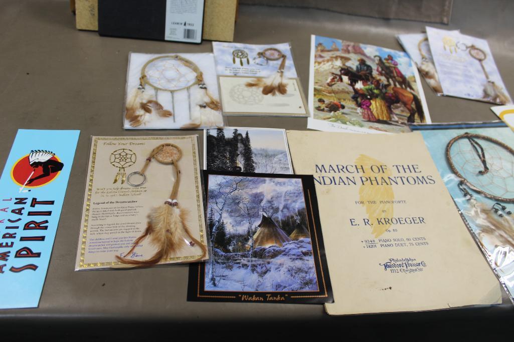 Indigenous-Made Mixed Media Artwork, Sand Paintings, and More