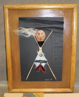 Indigenous-Made Mixed Media Artwork, Sand Paintings, and More