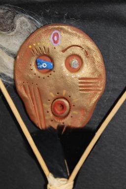 Indigenous-Made Mixed Media Artwork, Sand Paintings, and More
