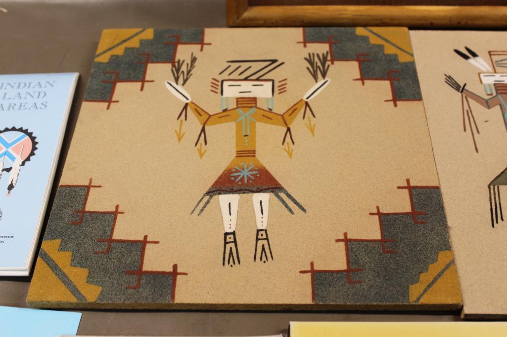 Indigenous-Made Mixed Media Artwork, Sand Paintings, and More