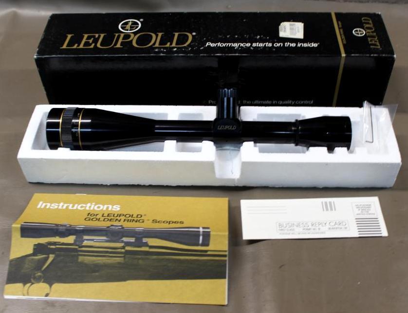 Leupold M8-12X Adjustable Objective Varmint Scope
