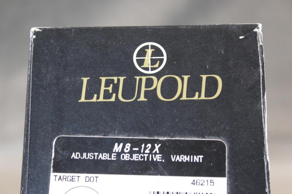 Leupold M8-12X Adjustable Objective Varmint Scope