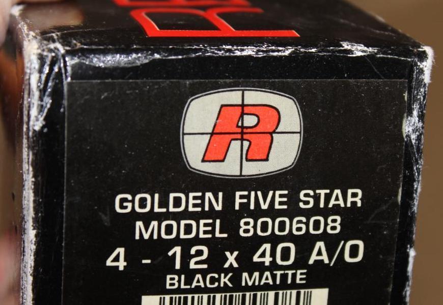 Redfield Golden Five Star 4-12x40 A/O Rifle Scope