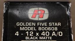 Redfield Golden Five Star 4-12x40 A/O Rifle Scope