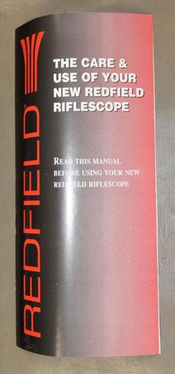Redfield Golden Five Star 4-12x40 A/O Rifle Scope
