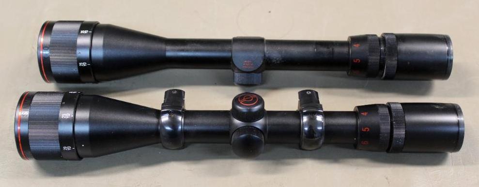 Pair of Simmons Model 21031M, 4-12X40 Riflescopes