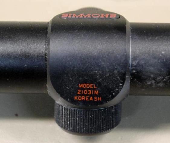 Pair of Simmons Model 21031M, 4-12X40 Riflescopes