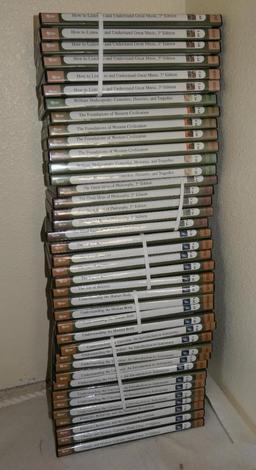 Thirty-Nine Great Course DVDs