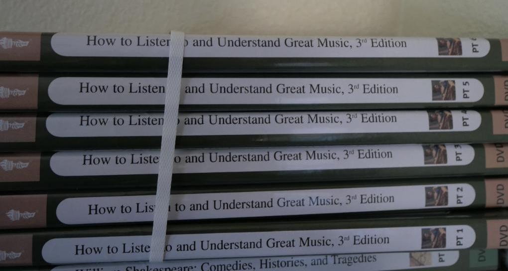 Thirty-Nine Great Course DVDs