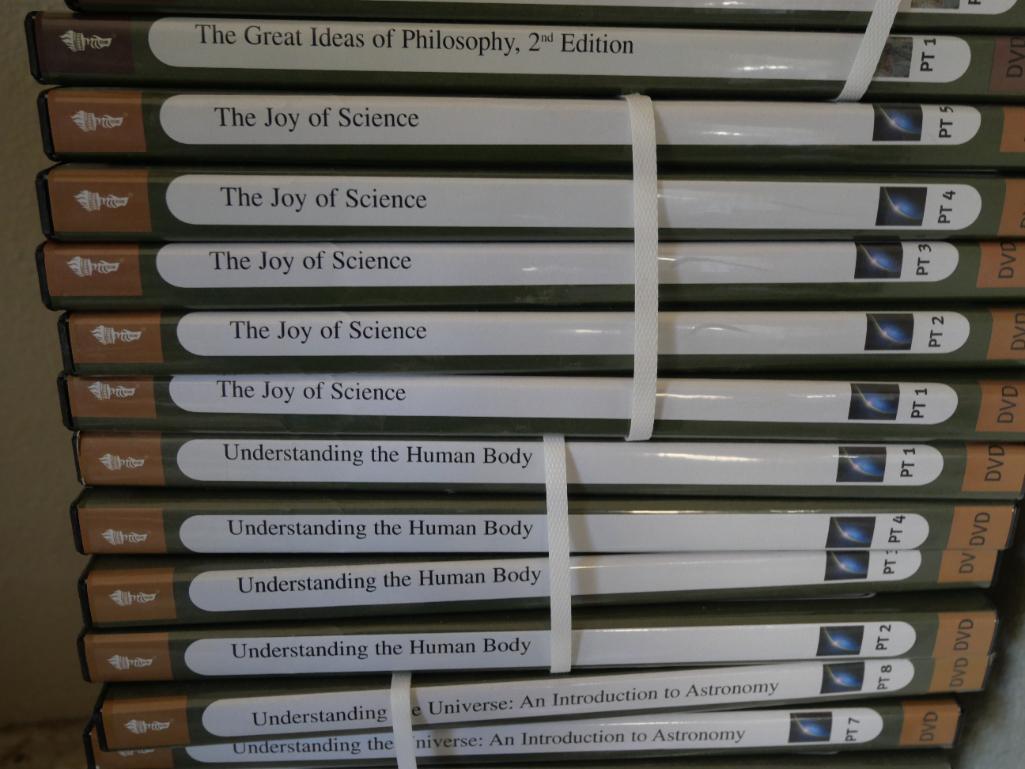 Thirty-Nine Great Course DVDs