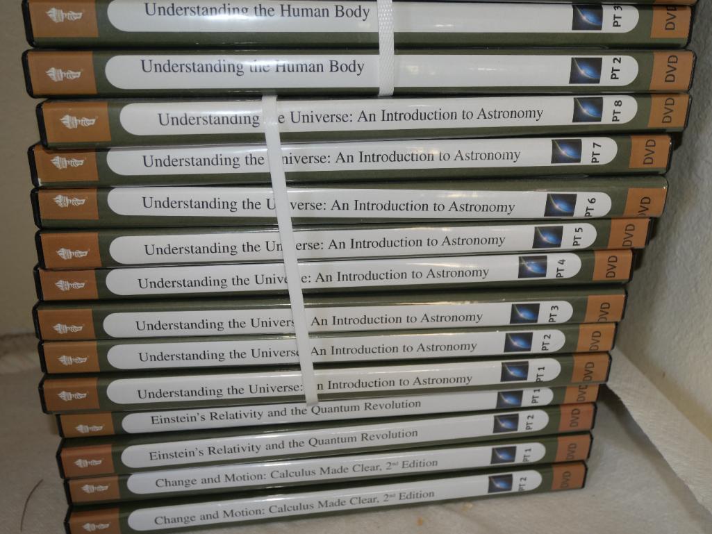 Thirty-Nine Great Course DVDs