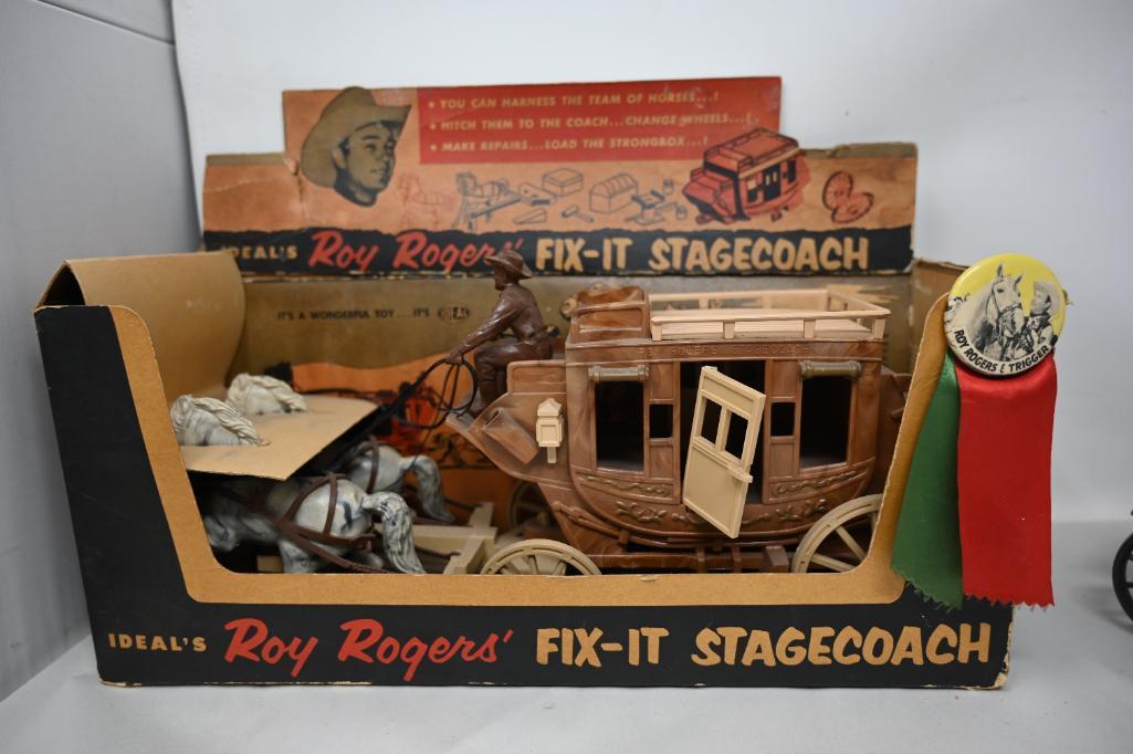 Ideal's Roy Rogers Fix-It Stagecoaches