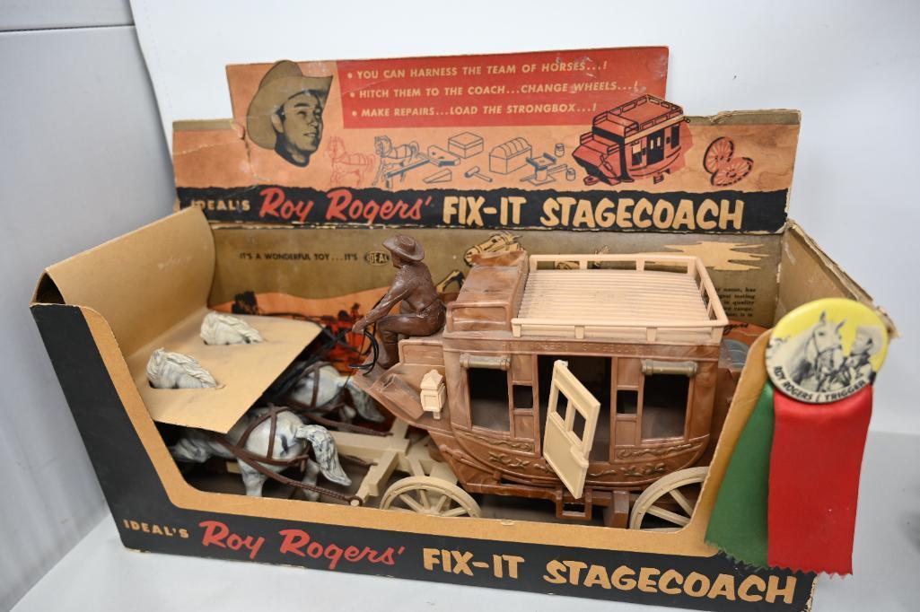 Ideal's Roy Rogers Fix-It Stagecoaches