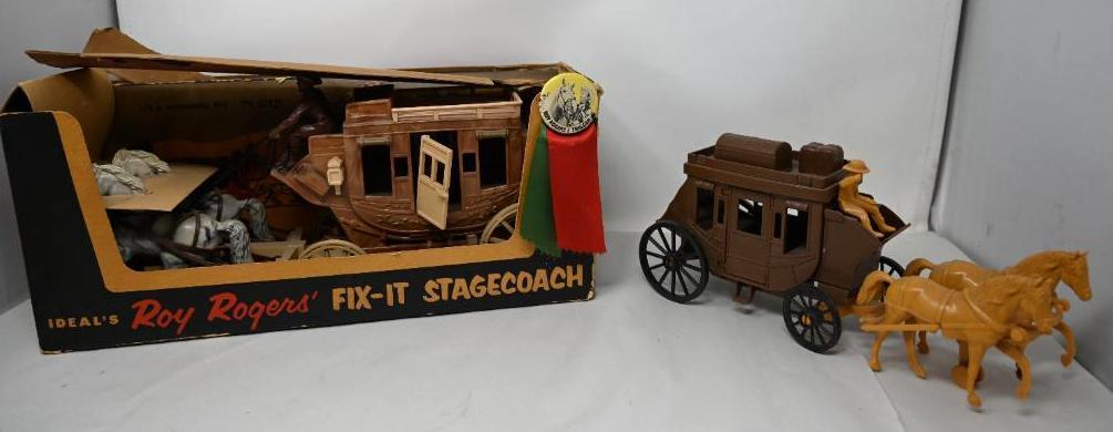 Ideal's Roy Rogers Fix-It Stagecoaches
