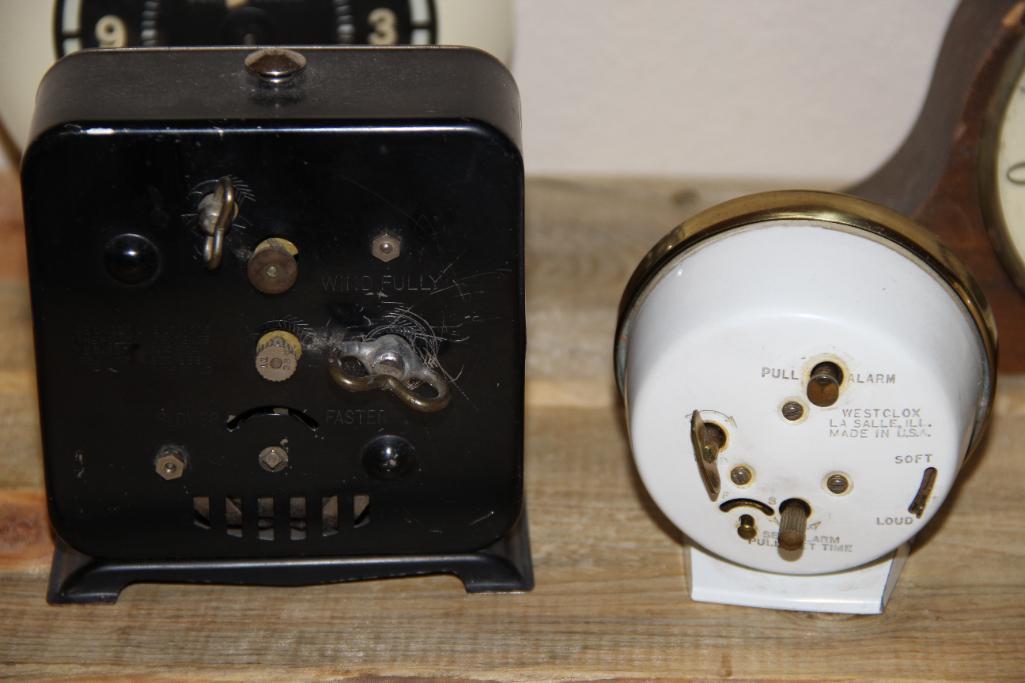 Nine Old Alarm and Table Clocks