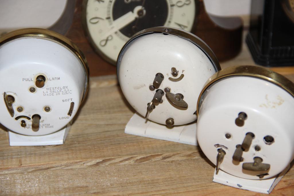 Nine Old Alarm and Table Clocks