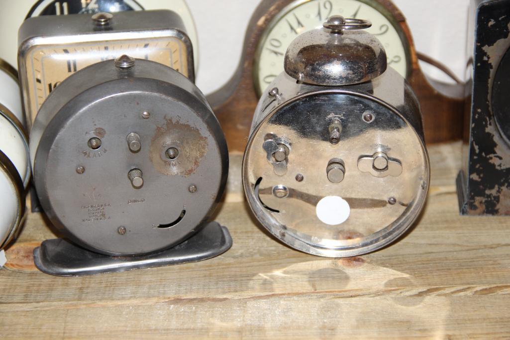 Nine Old Alarm and Table Clocks