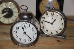 Nine Old Alarm and Table Clocks
