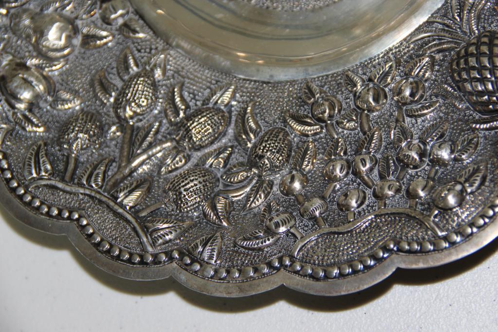 Beautiful Decorative Silver Plate