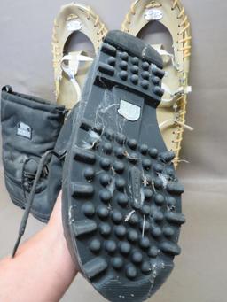 Sherpa Claw Show Shoes and Insulated Sorel Boots