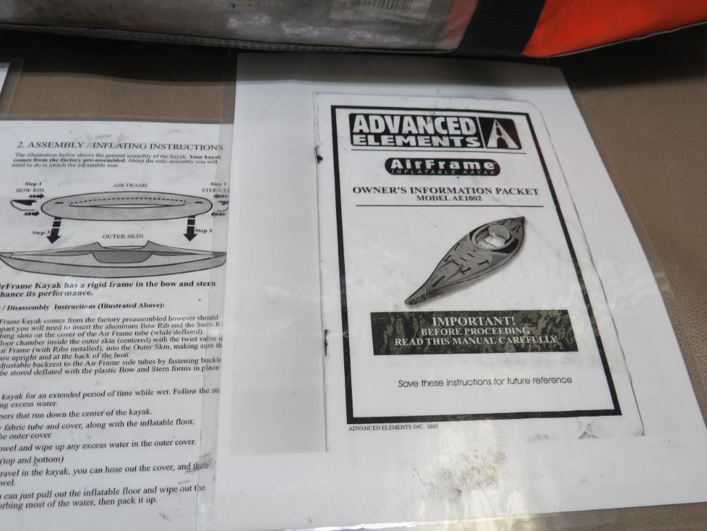 Advanced Elements AE1002 Airframe Inflatable Kayak