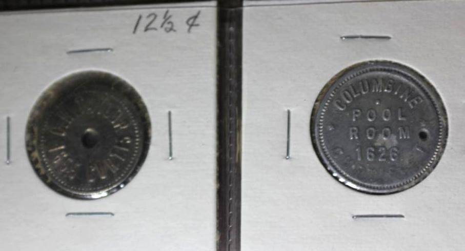 Binder Filled with Collectible Colorado Trade Tokens and Guide Book