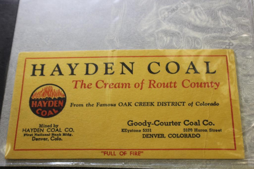 Binder Filled with Collectible Colorado Trade Tokens and Guide Book