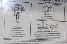Kurzbeschreibung Watch Worker's Tool Set in Case