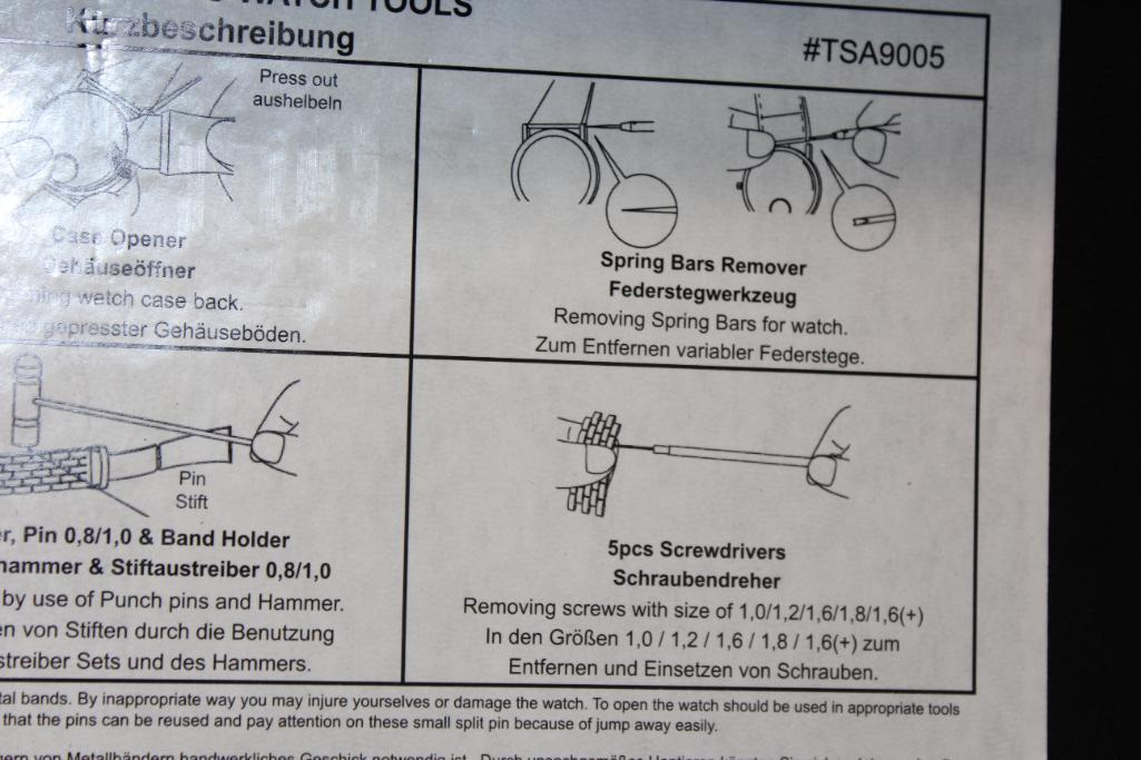 Kurzbeschreibung Watch Worker's Tool Set in Case