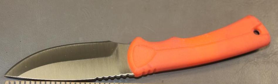Pair of Buck RMEF Fixed Blade Knives in Sheaths