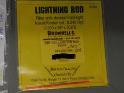 Front Sight Fiber Optic Rods/Flats