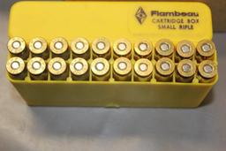 50 Pieces New and Reloaded Ammunition and Fired Brass