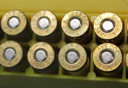 50 Pieces New and Reloaded Ammunition and Fired Brass