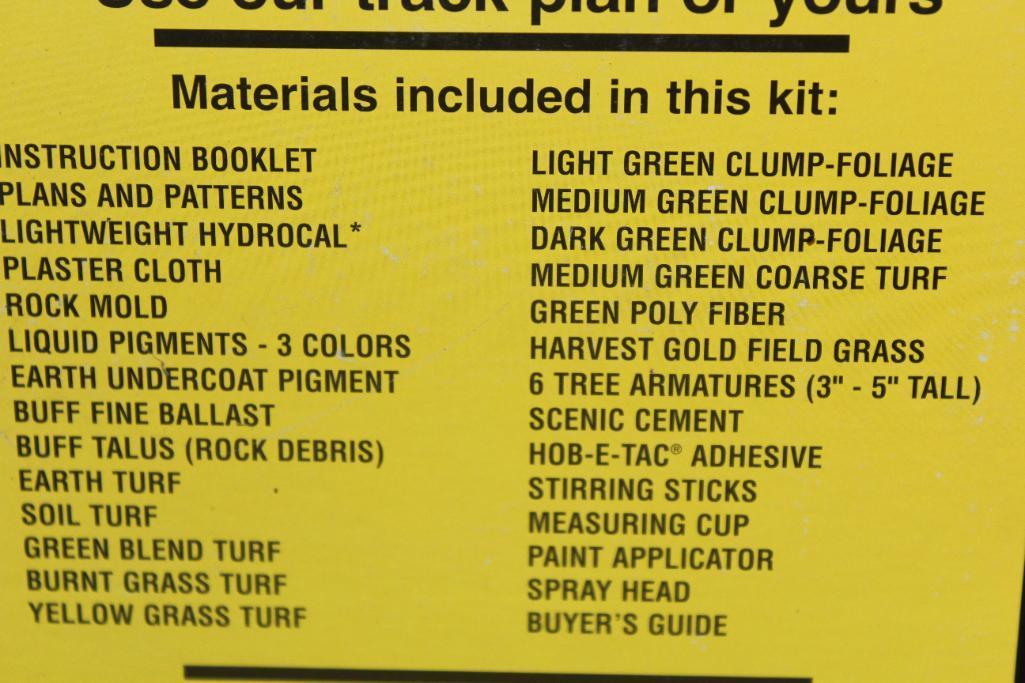Woodland Scenics Mountain Valley Scenery Kit for Model Railroading