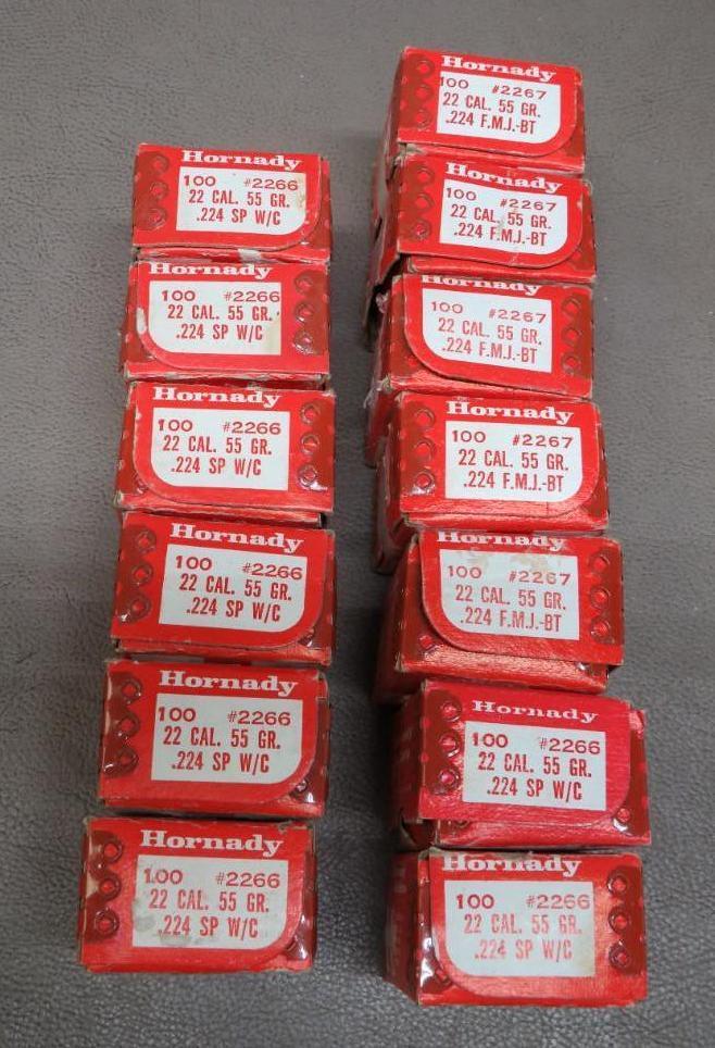 Hornady 55 Gr 22 Cal Bullets for Reloading