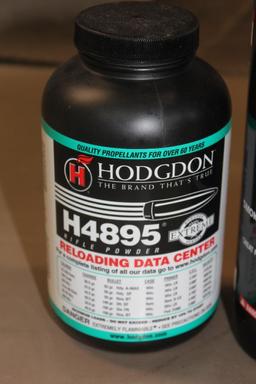 Three Partial Containers Reloading Powders NO SHIPPING