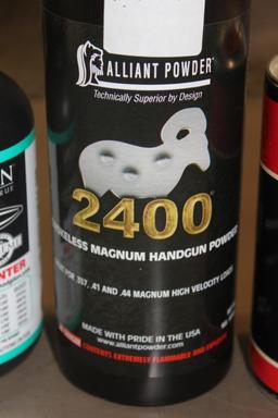 Three Partial Containers Reloading Powders NO SHIPPING