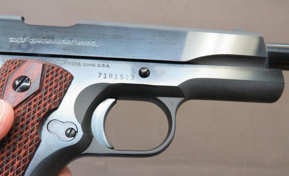 Colt Government Model Series 70 1911 - 45 ACP, Pistol, SN# 71B1513