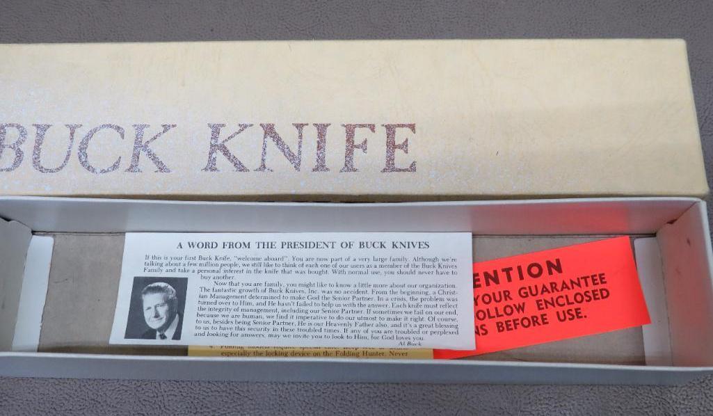 Buck 102 Sheath Knife