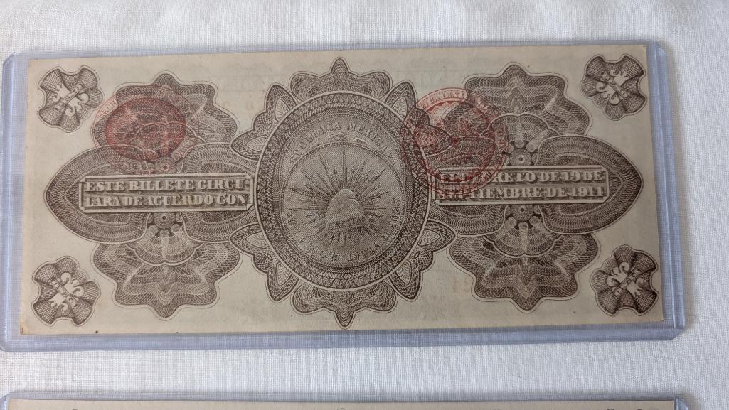 Gobierno Provisional De Mexico Series Banknote Set