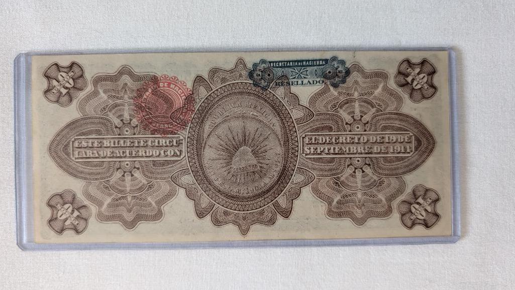 Gobierno Provisional De Mexico Series Banknote Set