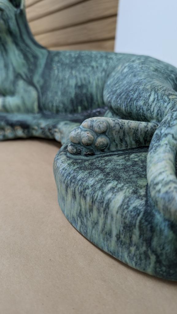 Daniel Slack Stoneware and Microcrystalline Glaze Bobcat