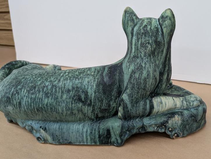 Daniel Slack Stoneware and Microcrystalline Glaze Bobcat