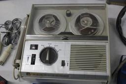 Mixed Portable Transistor Radios with Repair Parts and Tools