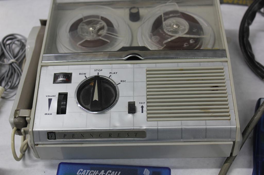 Mixed Portable Transistor Radios with Repair Parts and Tools