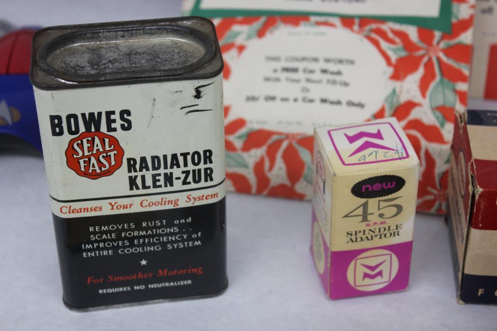 Brownie Hawkeye Camera and Mixed Vintage Products in Packaging