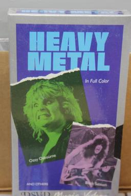 New VHS Tape "Heavy Metal" and "Rock Revolution"